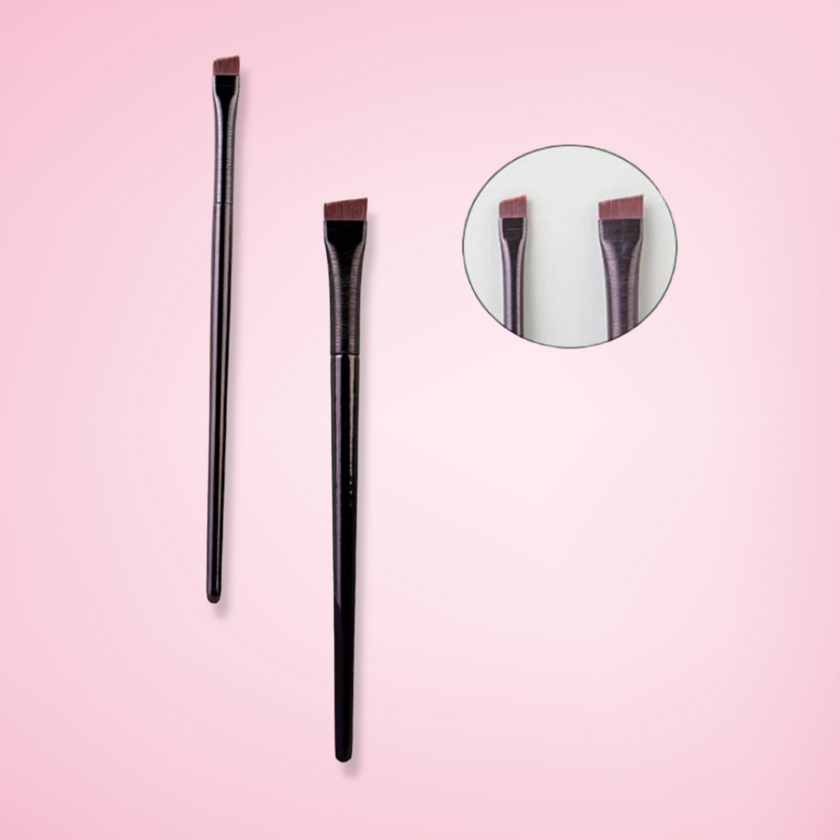 Blade eyeliner brush or eyebrow brush