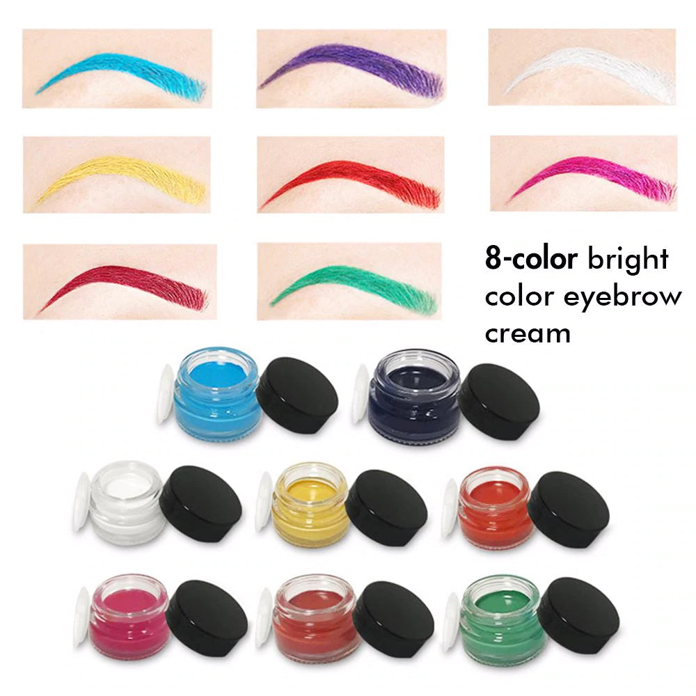 8-Bright Color Eyebrow Pomade