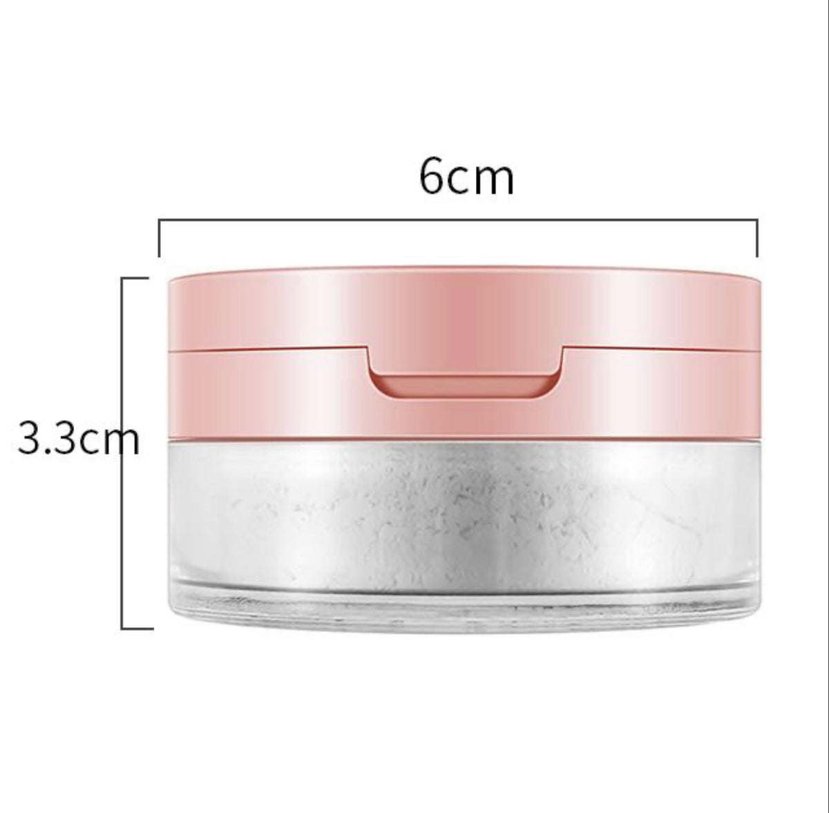 Pink Setting Powder with Mirror